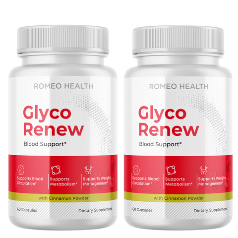 (2 Bottles) Glyco Renew Blood Support Pills (60 Capsules) (2 Bottles) Glyco Renew Blood Support Pills (60 Capsules)