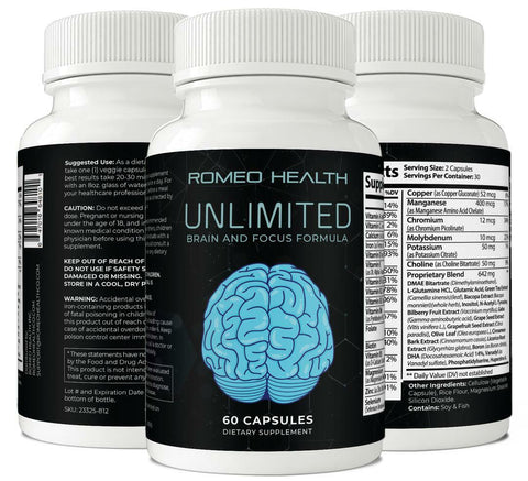Nootropic Brain Booster Supplement Improve Brain Focus, Clarity & Memory - 60ct Nootropic Brain Booster Supplement Improve Brain Focus, Clarity & Memory - 60ct