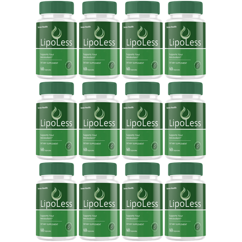 Lipo Less Advanced Energy & Fitness Supplement LipoLess ( 12 Bottle)