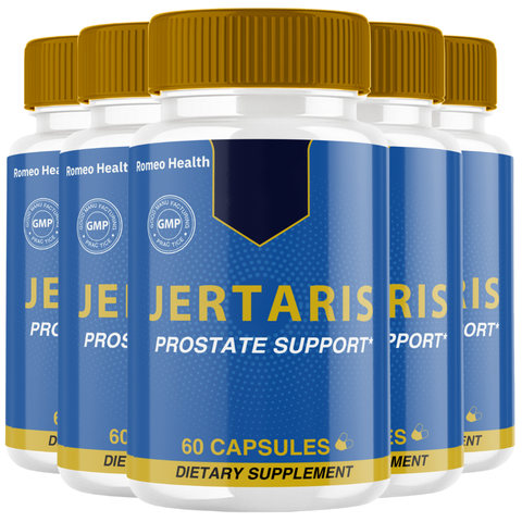 Jertaris Official Pills Advanced Prostate & Bladder Support Formula (5 Bottle)