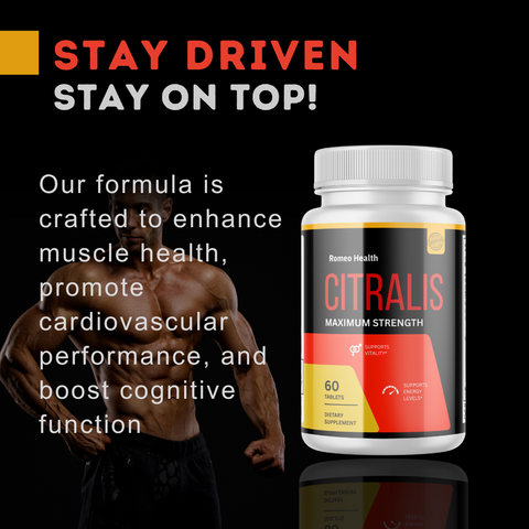 ( 2 Pack ) Citralis Male Health and Performance Booster Tablets 60ct