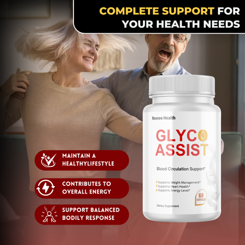 (3 Pack) Glyco Assist Glycogen Support Capsules, Advanced Blood Formula (60ct)