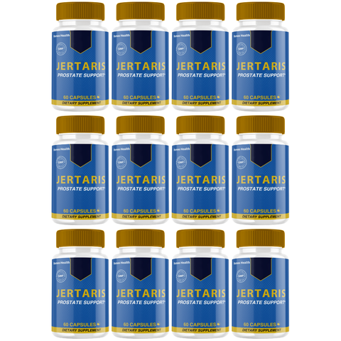 Jertaris Pills Advanced Prostate & Bladder Support Formula (12 Bottle)