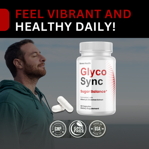 (3 Pack) Glyco Sync Advanced Blood Balance Support Natural Glyco Supplement 60 Capsules