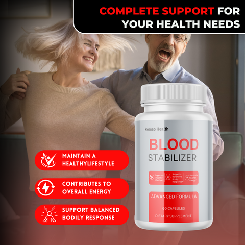 (6 Pack) Blood Stabilizer Capsules, All-Natural Health Support Formula 60ct