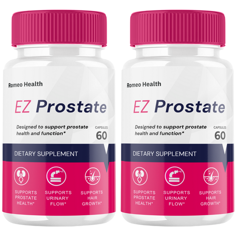 EZ Prostate Capsules, Easy Prostate Advanced Formula Pills (2 Bottle)