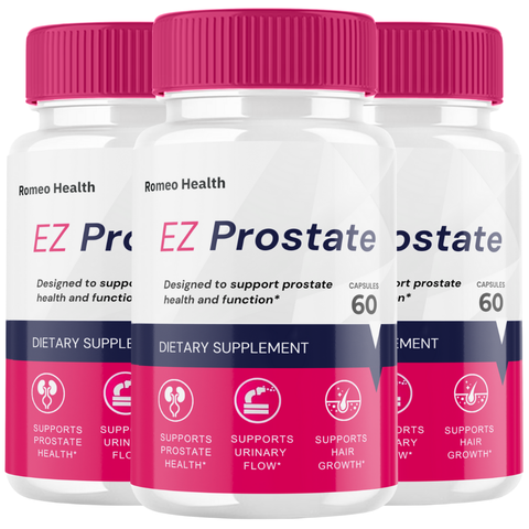 EZ Prostate Capsules, Easy Prostate Advanced Formula Pills (3 Bottle)