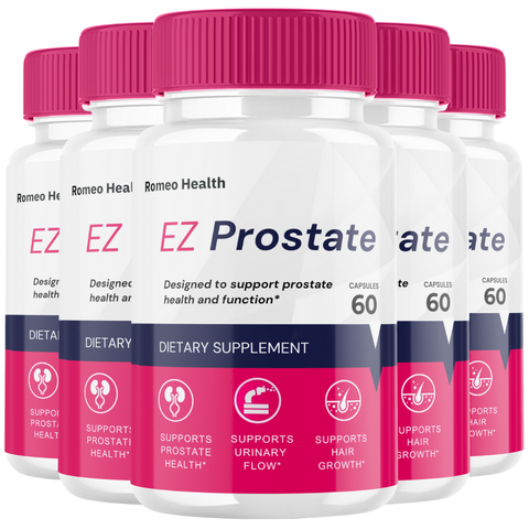 EZ Prostate Capsules, Easy Prostate Advanced Formula Pills (5 Bottle)