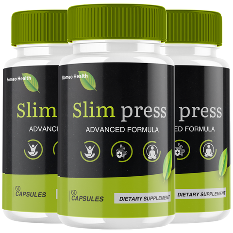 Slimpress Capsules, Official Slim-Press Natural weight loss (3 Bottle)