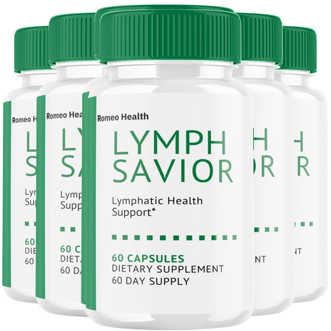 Lymph Savior Advanced Lymphatic Health Support (5 Bottle)