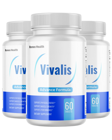 ( 3 Pack ) Vivalis Advanced Vitality Support Supplement Maximum Strength Formula 60 Tablets