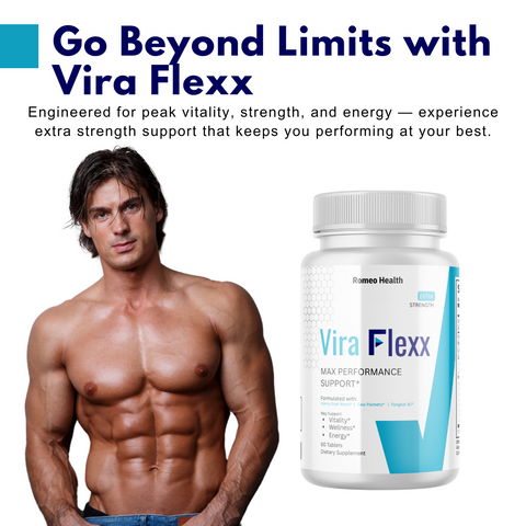 (12 Pack) Viraflexx Tablets, Vira Flexx Men Dietary Supplement Tablets