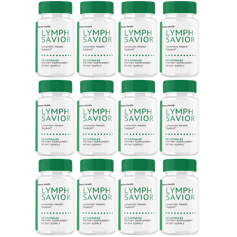 Lymph Savior Advanced Lymphatic Health Support (12 Bottle)