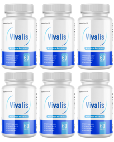 ( 6 Pack ) Vivalis Advanced Vitality Support Supplement Maximum Strength Formula 60 Tablets