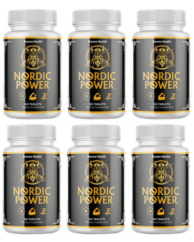 ( 6 Pack ) Nordic Power for Men Advanced Vitality Support Formula Supplement 60 Tablets