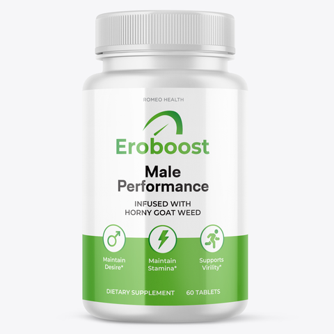 (2 Bottles) Eroboost - Male Performance Dietary Supplement 60 Capsules