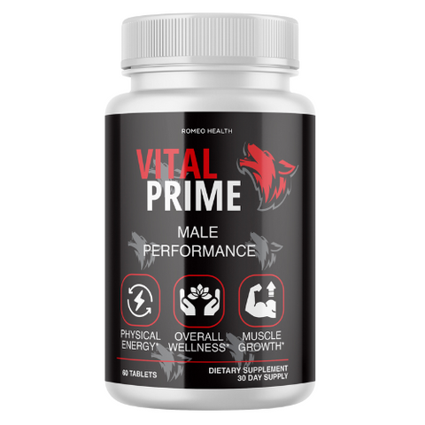 (2 Bottles) Vital Prime - Male Performance Dietary Supplement