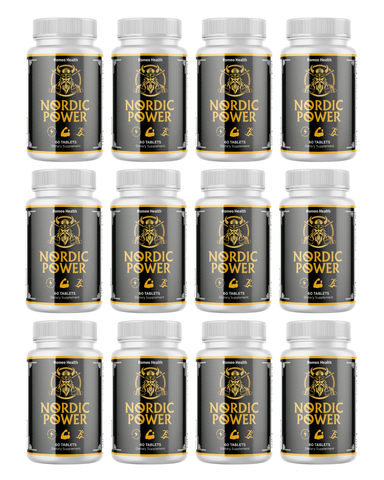 ( 12 Pack ) Nordic Power for Men Advanced Vitality Support Formula Supplement 60 Tablets