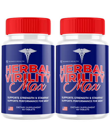 Herbal Virility Official Max Advanced Stamina and Male Support (2 Bottle)