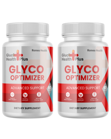 (2 Pack) Gluco Health Plus Blood Support Pills, Glyco Optimizer 60ct