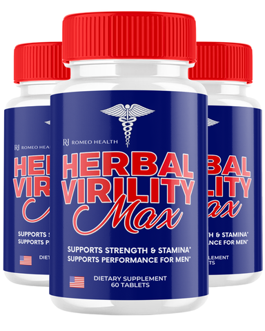 Herbal Virility Official Max Advanced Stamina and Male Support (3 Bottle)