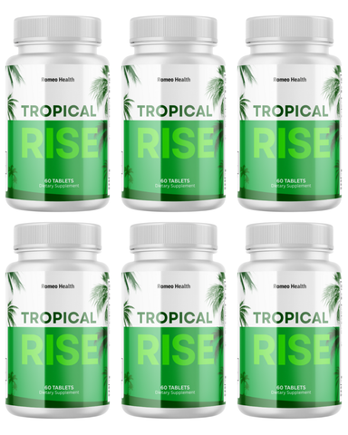 ( 6 Pack ) Tropical Rise Tablets, TropicalRise for Male Performance - 60 Tablets