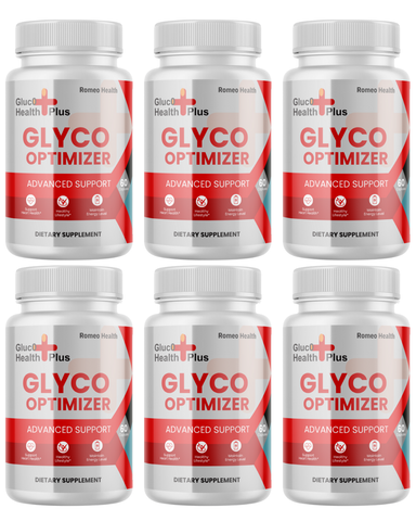 (6 Pack) Gluco Health Plus Blood Support Pills, Glyco Optimizer 60ct