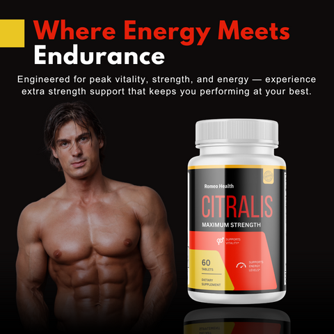 ( 2 Pack ) Citralis Male Health and Performance Booster Tablets 60ct
