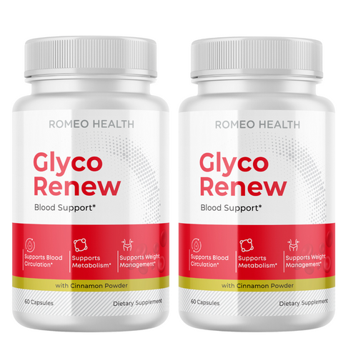 (2 Bottles) Glyco Renew Blood Support Pills (60 Capsules)