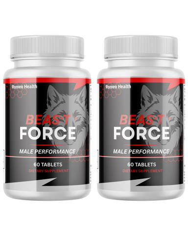 (2 Pack ) Beast Force ed Tabletsfor Men, BeastForce for Male Health & Performance 60ct