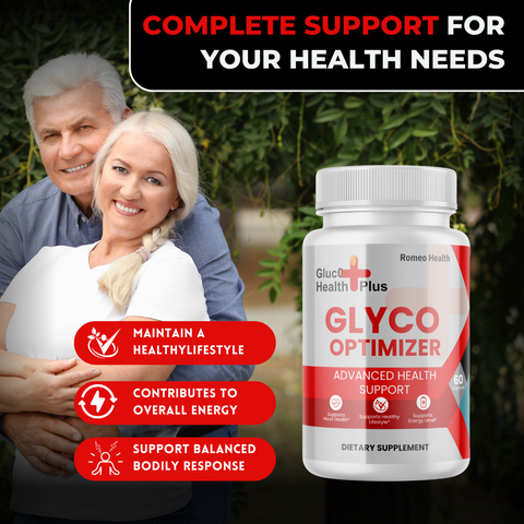 (12 Pack) Gluco Health Plus Blood Support Pills, Glyco Optimizer 60ct