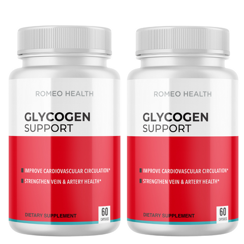 (2 Bottles) Glycogen Support - Sweet Relief Blood Vessel Cleaner