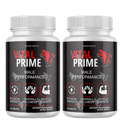 (2 Bottles) Vital Prime - Male Performance Dietary Supplement