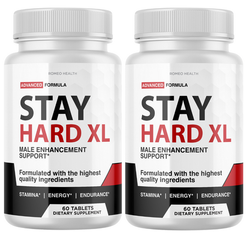 (2 Bottles) Stay Hard XL - Male Performance Dietary Supplement 60 Capsules