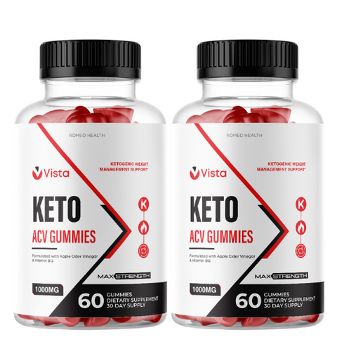 (2 Pack) Vista - Keto ACV Gummies Weight Management Dietary Supplement