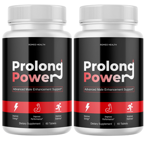 (2 Bottles) Prolong Power - Male Performance Dietary Supplement 60 Capsules