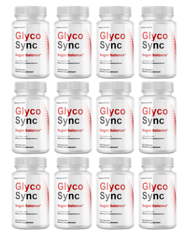 (12 Pack) Glyco Sync Advanced Blood Balance Support Natural Glyco Supplement 60 Capsules