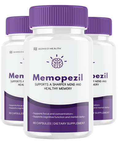 Memopezil Official Brain Cognitive & Memory support (3 Bottle)