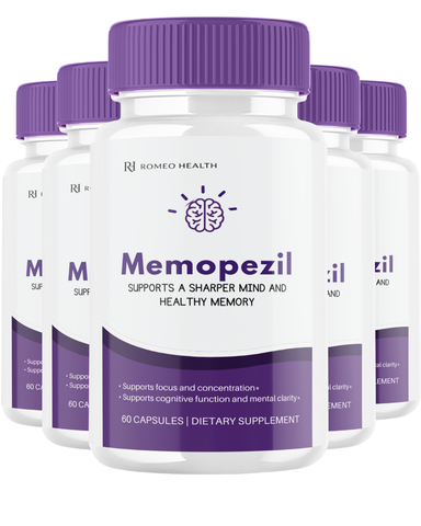Memopezil Official Brain Cognitive & Memory support (5 Bottle)