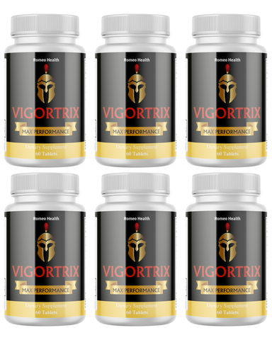 ( 6 Pack ) Vigortrix Men Vitality TabletsNatural Energy & Stamina Support for Men 60ct