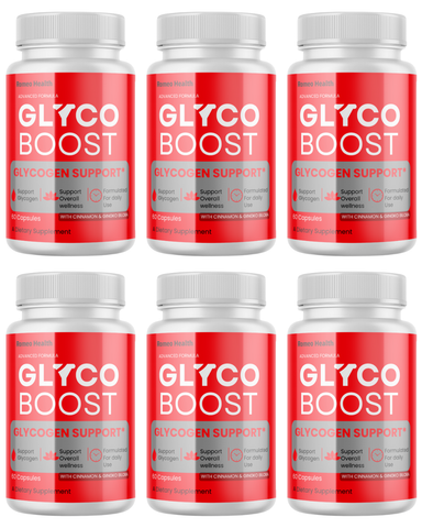 (6 Pack )Glyco Boost Pills - Glyco Boost Blood Health Support Formula - 60 Capsules