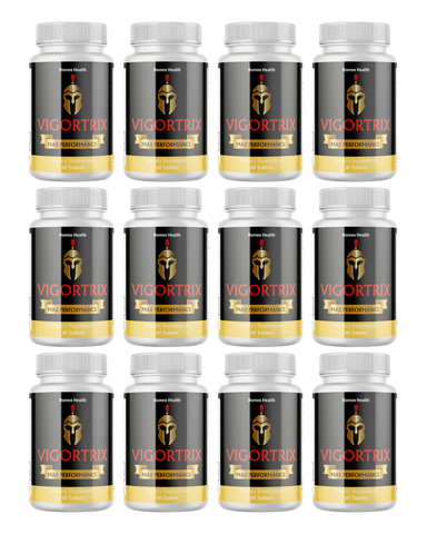 ( 12 Pack ) Vigortrix Men Vitality TabletsNatural Energy & Stamina Support for Men 60ct
