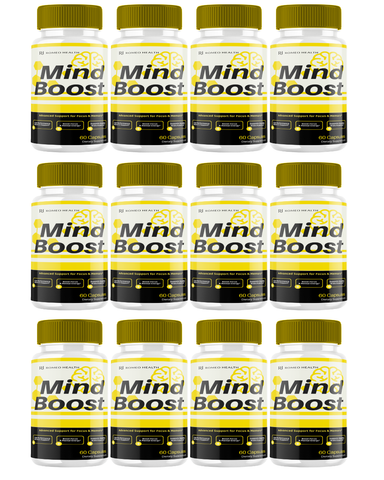 Mind Boost Official Advanced Mind And Cognitive Boost (12 Bottle)