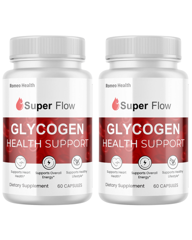 (2 Pack) Super Flow Glyco Optimizer - SuperFlow Advanced Glycogen Support Pills 60ct
