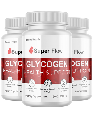 (3 Pack) Super Flow Glyco Optimizer - SuperFlow Advanced Glycogen Support Pills 60ct