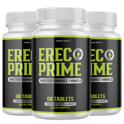 (3 Bottles) Erec Prime - High Performance Male Dietary Supplement