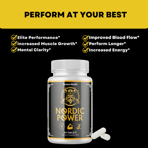 ( 12 Pack ) Nordic Power for Men Advanced Vitality Support Formula Supplement 60 Tablets