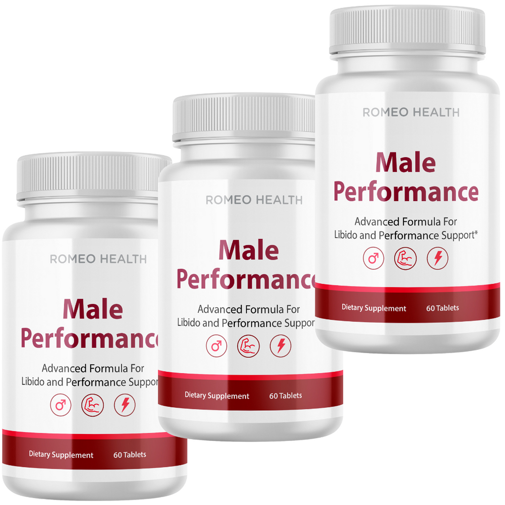 (3 Bottles) Male Performance Advanced Formula For Libido and Performace (60 capsules)