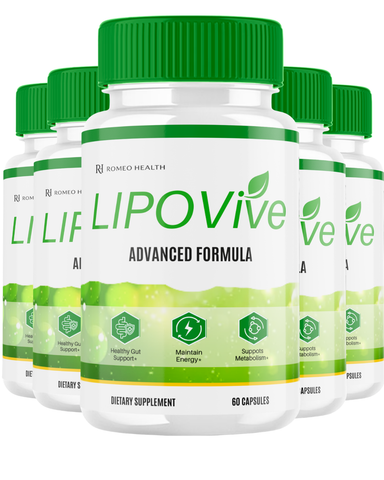 LipoVive Official Enhance Overall Wellness And Weight Management (5 Bottle)