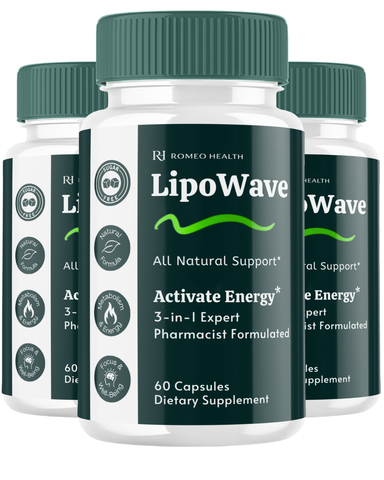 LipoWave Official Weight Support And Overall Wellness (3 Bottle)